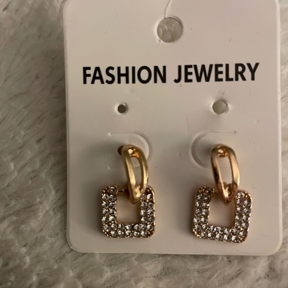 Gold and Silver Fashion Jewelry Earrings